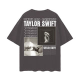 TAYLOR SWIFT Oversize Deep Drop Shoulder Tee ODMPOD