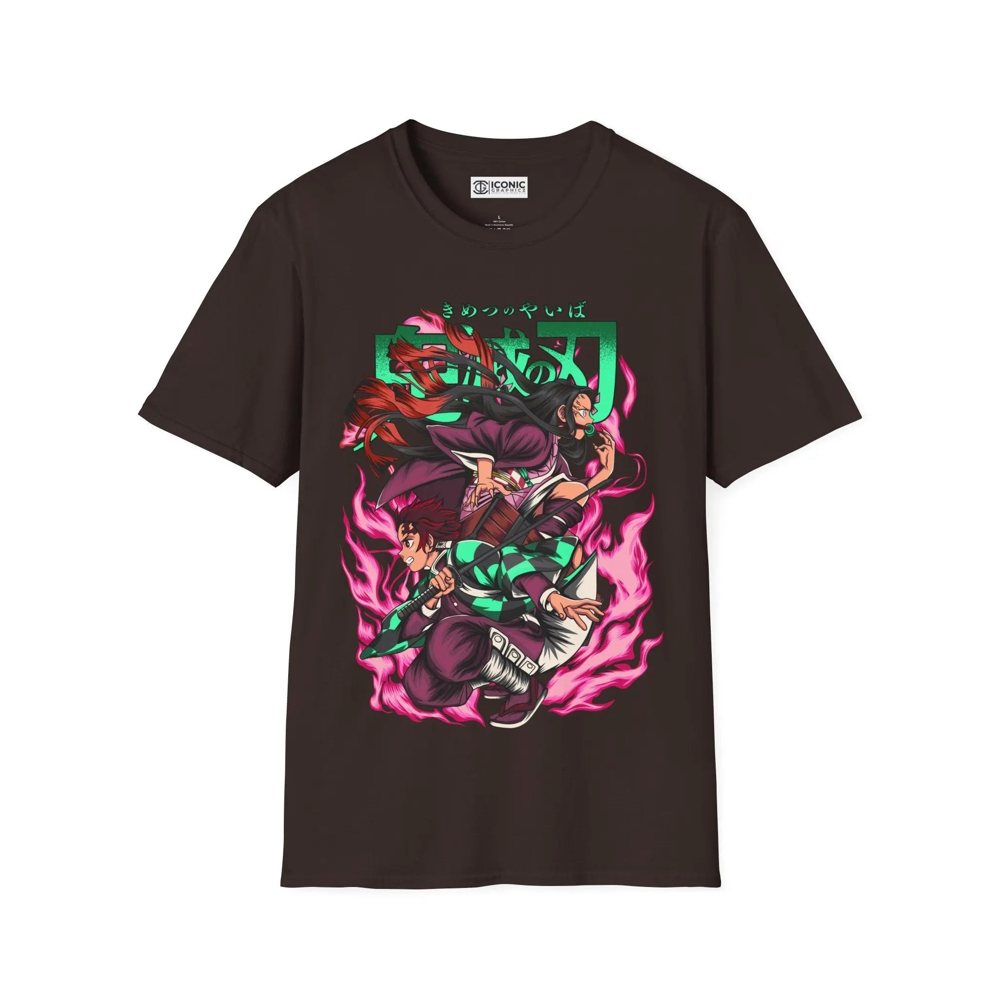 Tanjiro and Nezuko Demon Slayer T-Shirt Printify