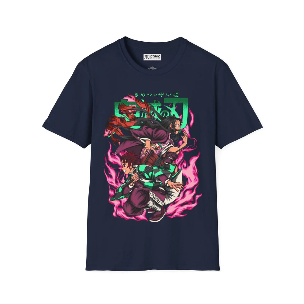 Tanjiro and Nezuko Demon Slayer T-Shirt Printify