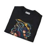 Tanjiro and Muichiro Demon Slayer T-Shirt - IGZ Clothing  - Tanjiro and Muichiro Unisex Softstyle T-Shirt Best Price 26 at IGZ Clothing 