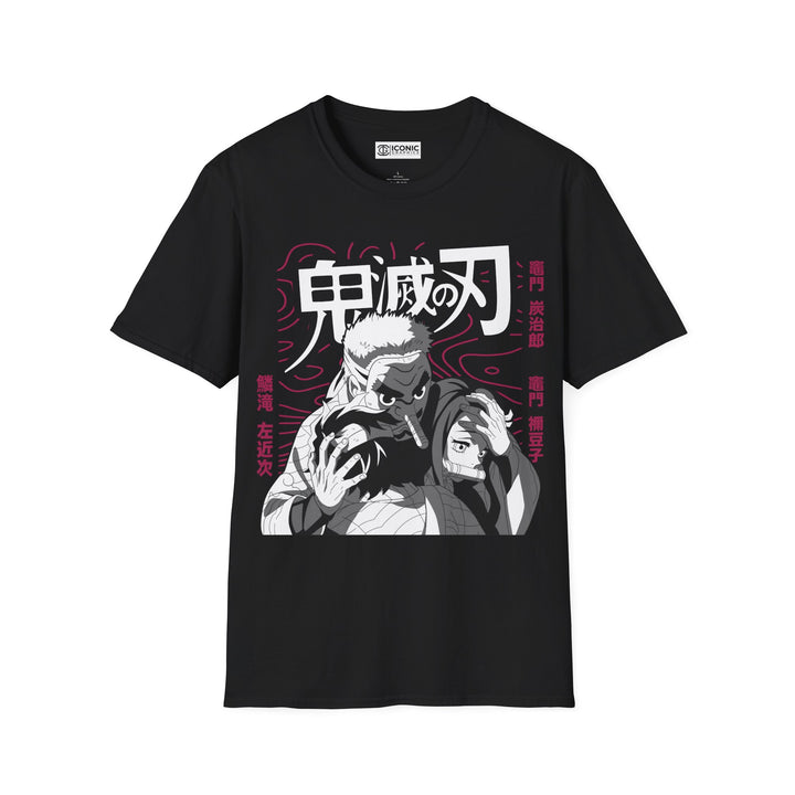 Tanjiro and Nezuko Demon Slayer T-Shirt - IGZ Clothing  - Tanjiro and Nezuko Unisex Softstyle T-Shirt Best Price 26 at IGZ Clothing 