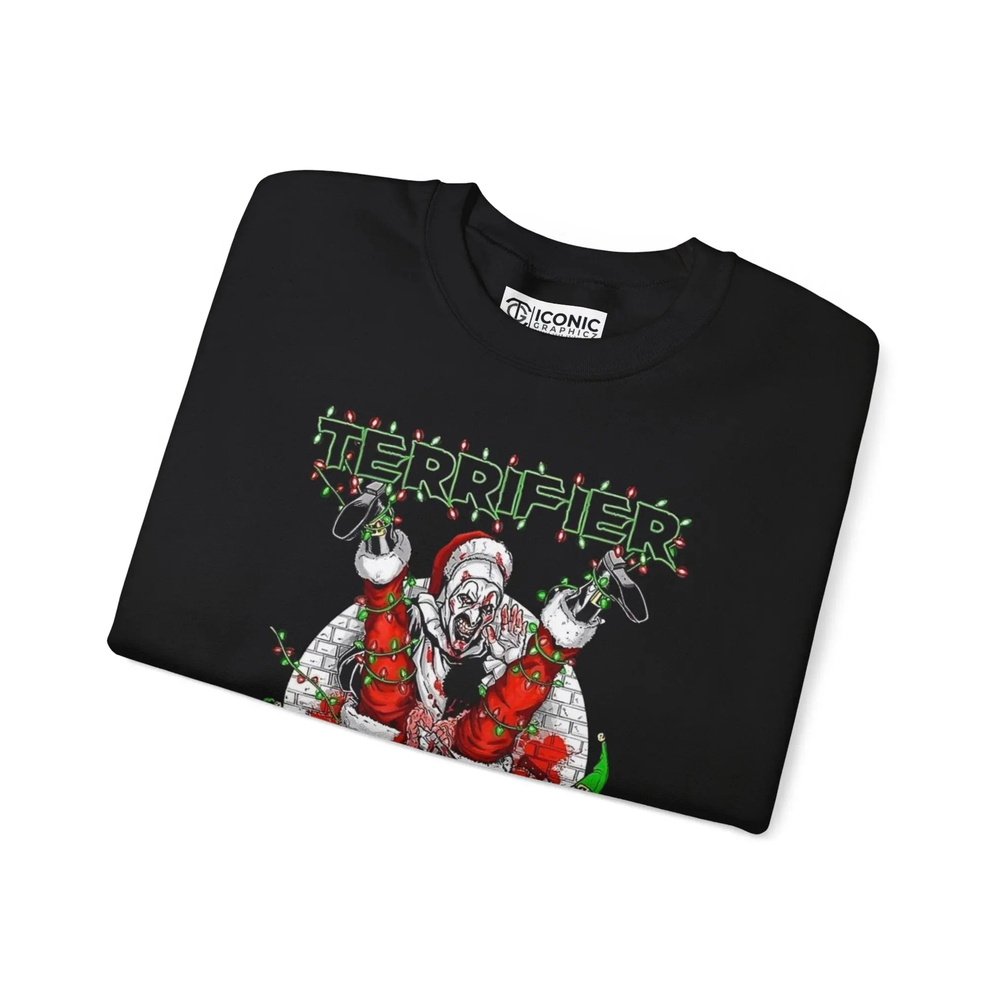 Terrifier 3 Heavy Blend Crewneck Sweatshirt Printify