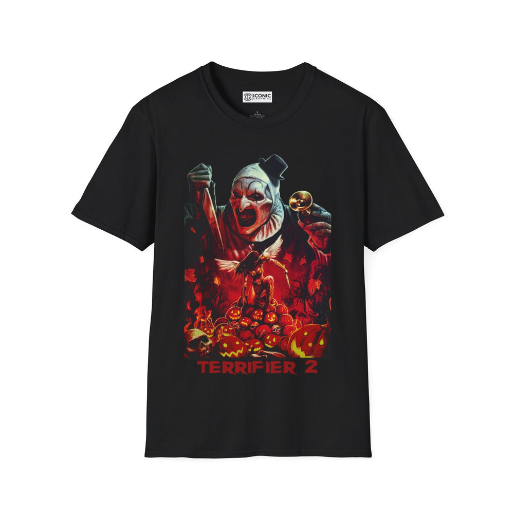 Terrifiers T-Shirt - IGZ Clothing  - Terrifier Unisex Softstyle T-Shirt Best Price 26 at IGZ Clothing 