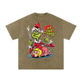 The Grintch Acid Wash Oversize T-Shirt - 250 GSM ODMPOD