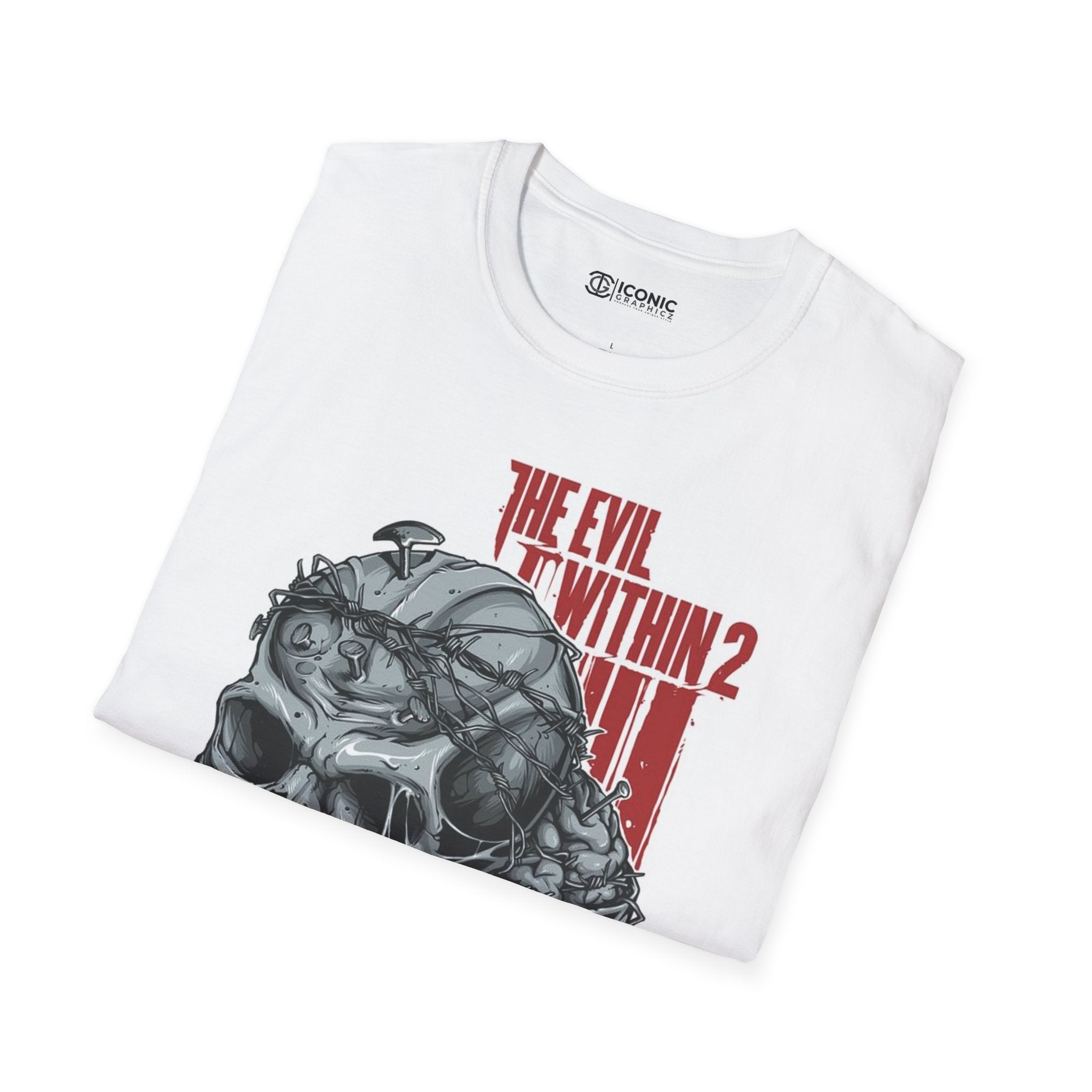 The Evil Within 2 T-Shirt - IGZ Clothing  - The Evil Within 2 Unisex Softstyle T-Shirt Best Price 26 at IGZ Clothing 