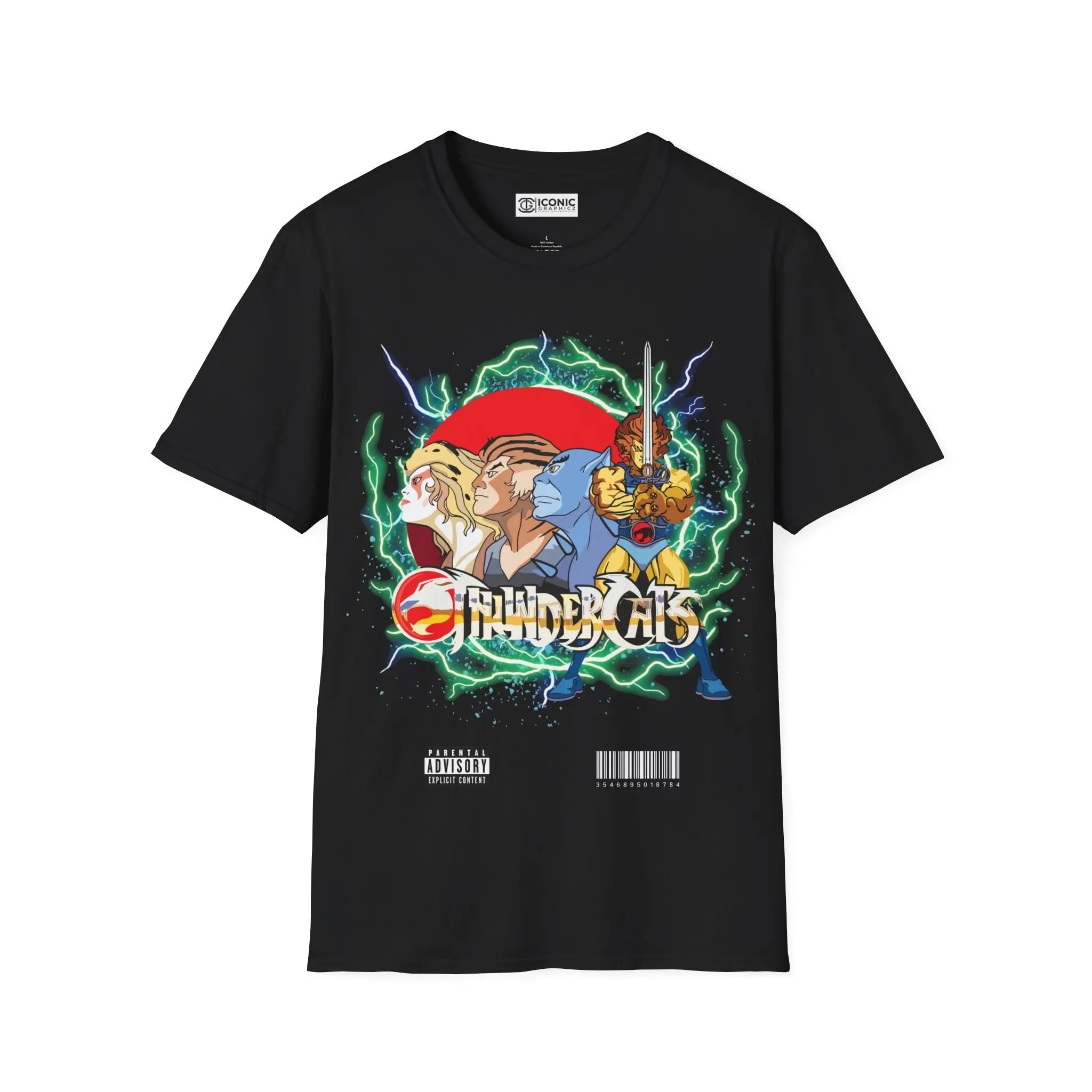 ThunderCats T-Shirt - Retro Cartoon Graphic Tee for Fans Printify
