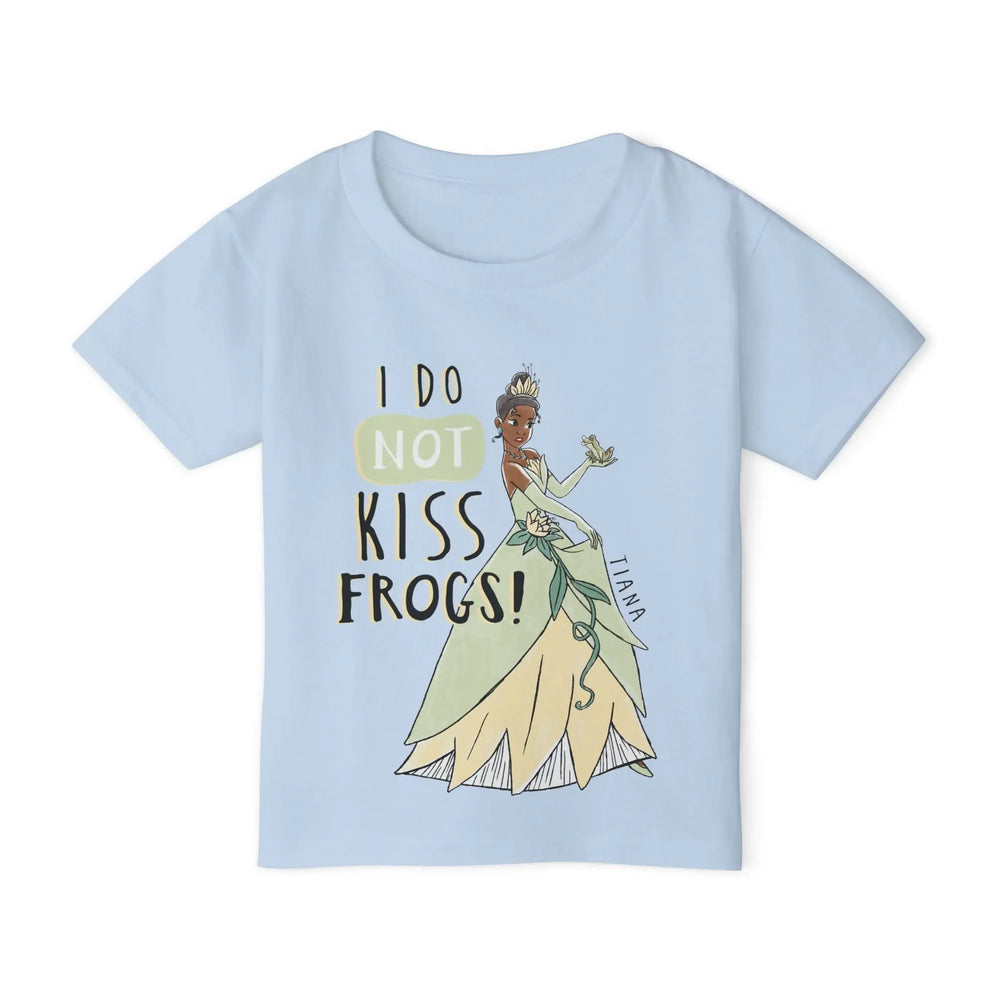Tiana Toddler T-Shirt - 'I Do Not Kiss Frogs!' - Fun Princess Design Printify
