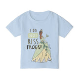 Tiana Toddler T-Shirt - 'I Do Not Kiss Frogs!' - Fun Princess Design Printify