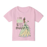 Tiana Toddler T-Shirt - 'I Do Not Kiss Frogs!' - Fun Princess Design Printify