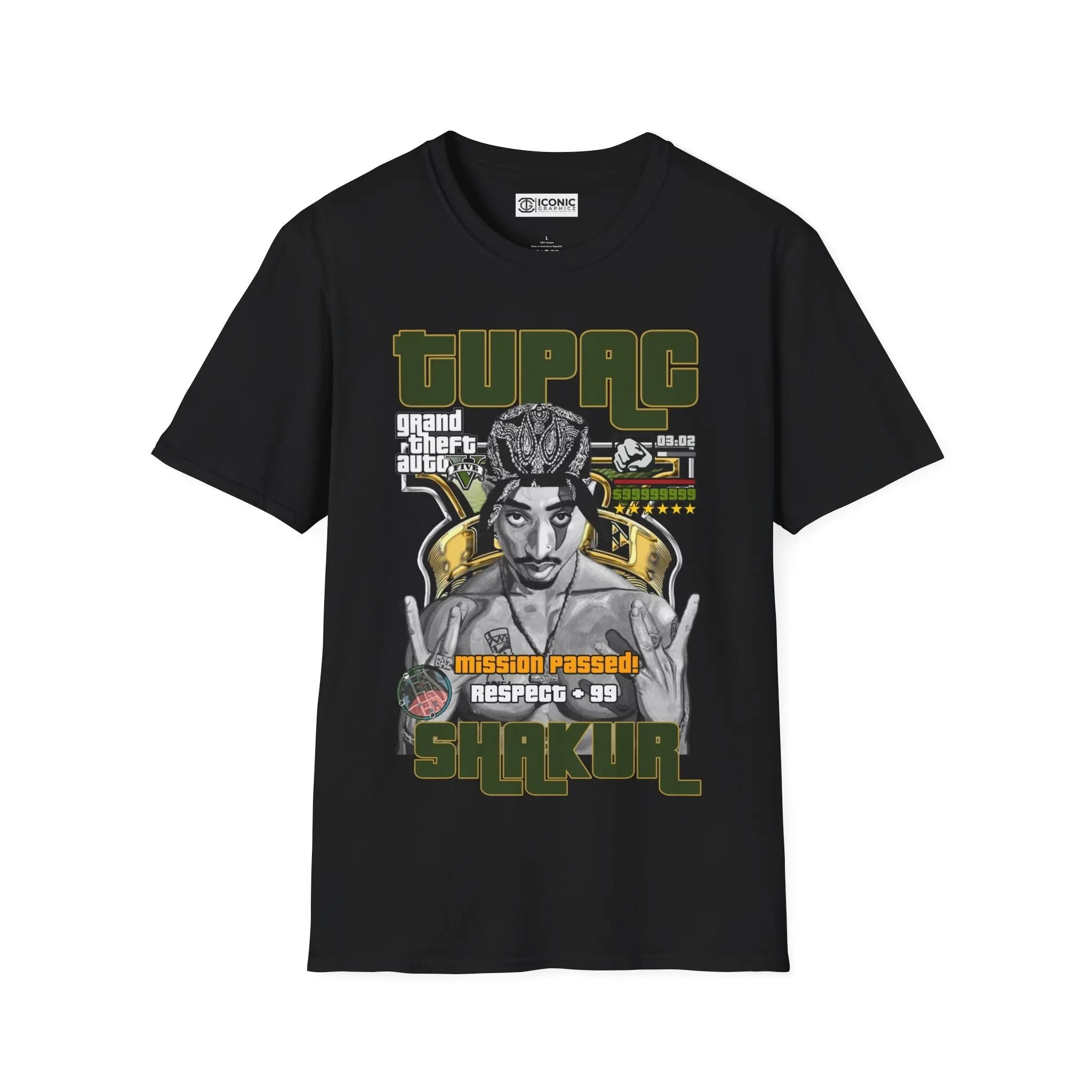 Tupac T-Shirt Printify