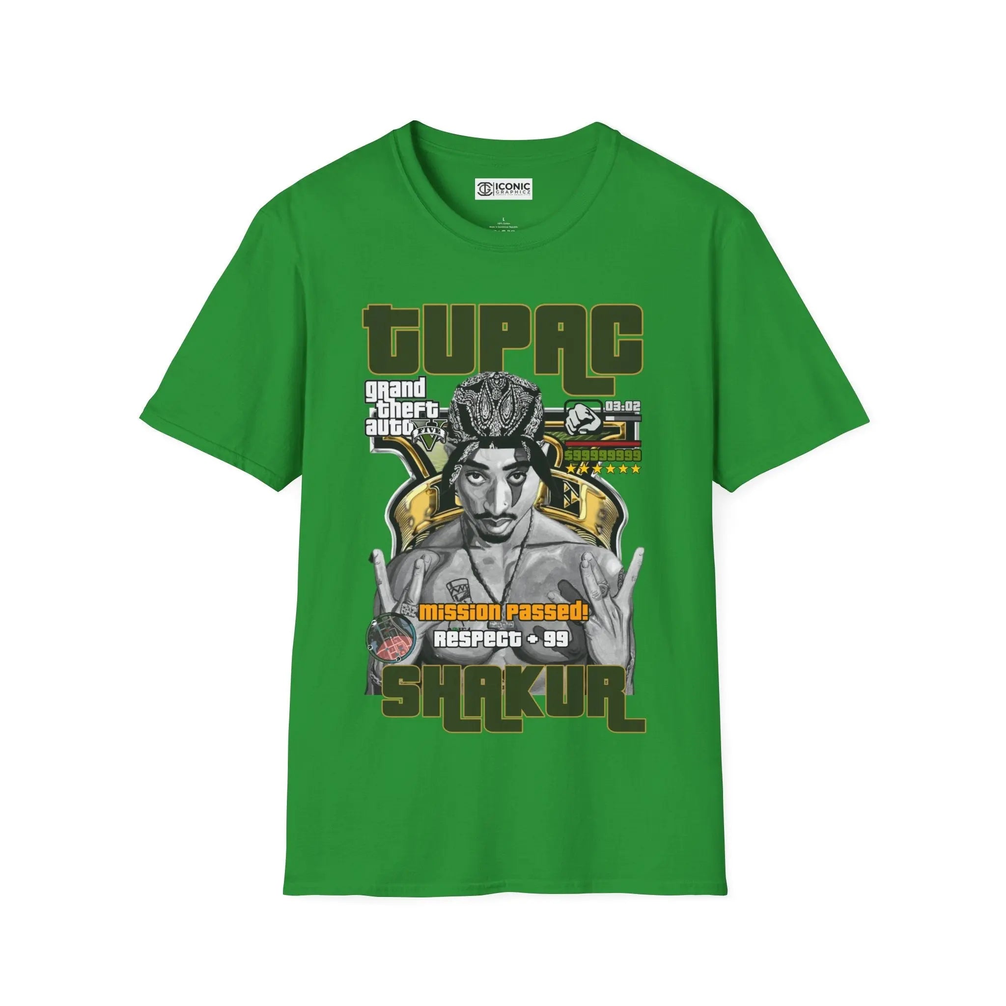 Tupac T-Shirt Printify
