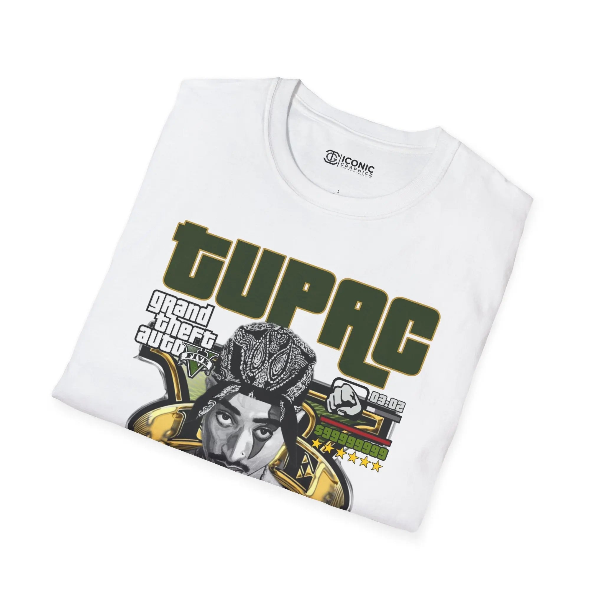 Tupac T-Shirt Printify