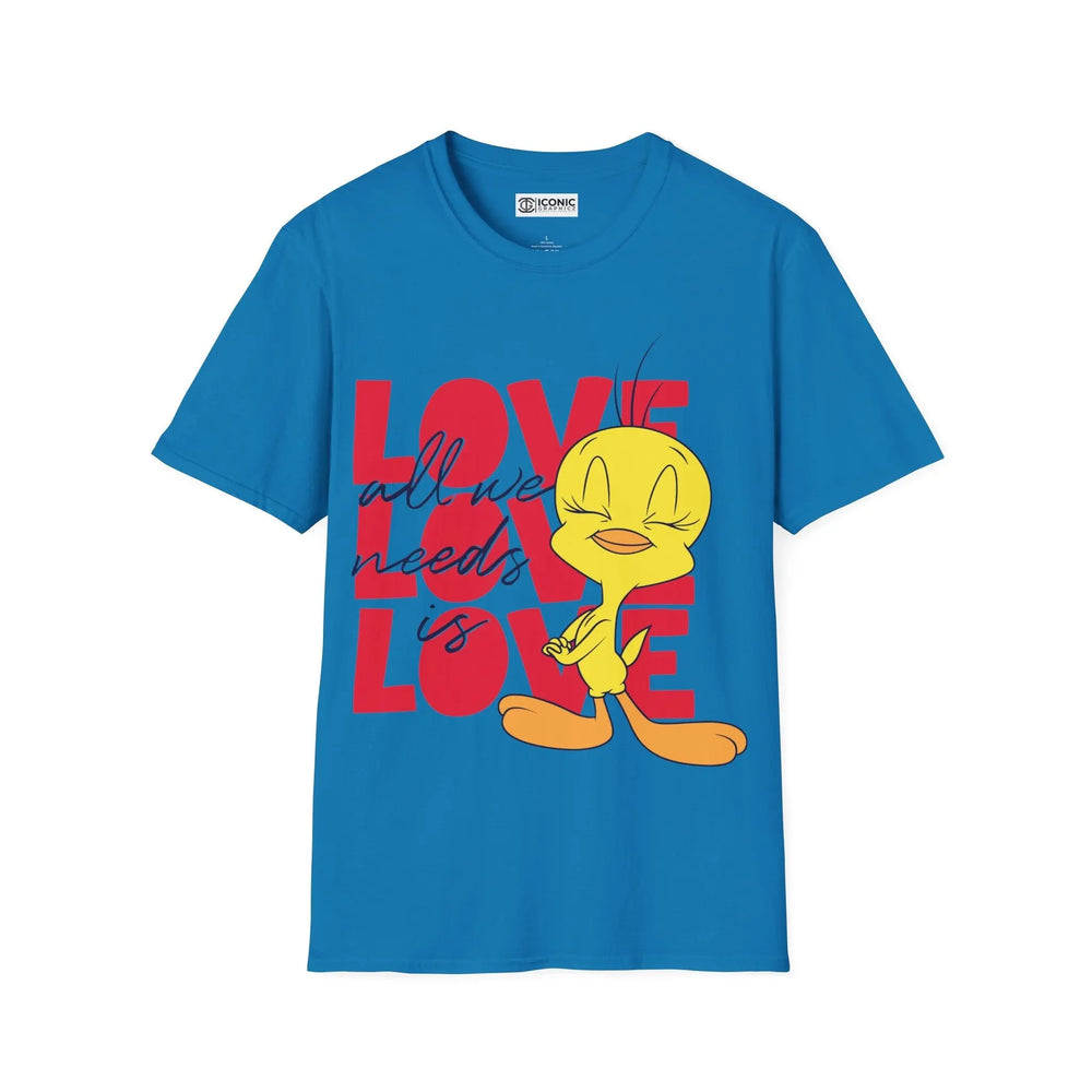 Tweety Looney Toons T-Shirt - Cute Cartoon Design Printify