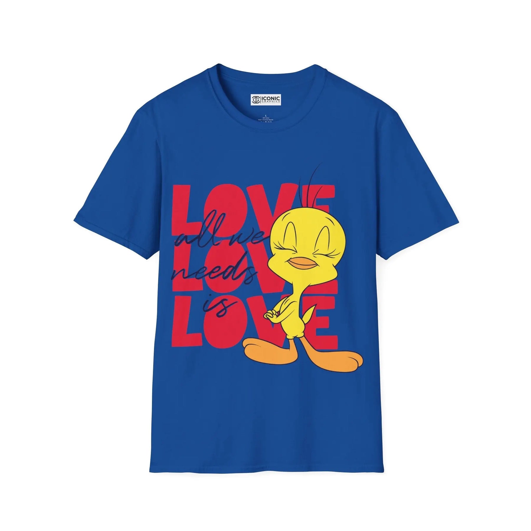 Tweety Looney Toons T-Shirt - Cute Cartoon Design Printify