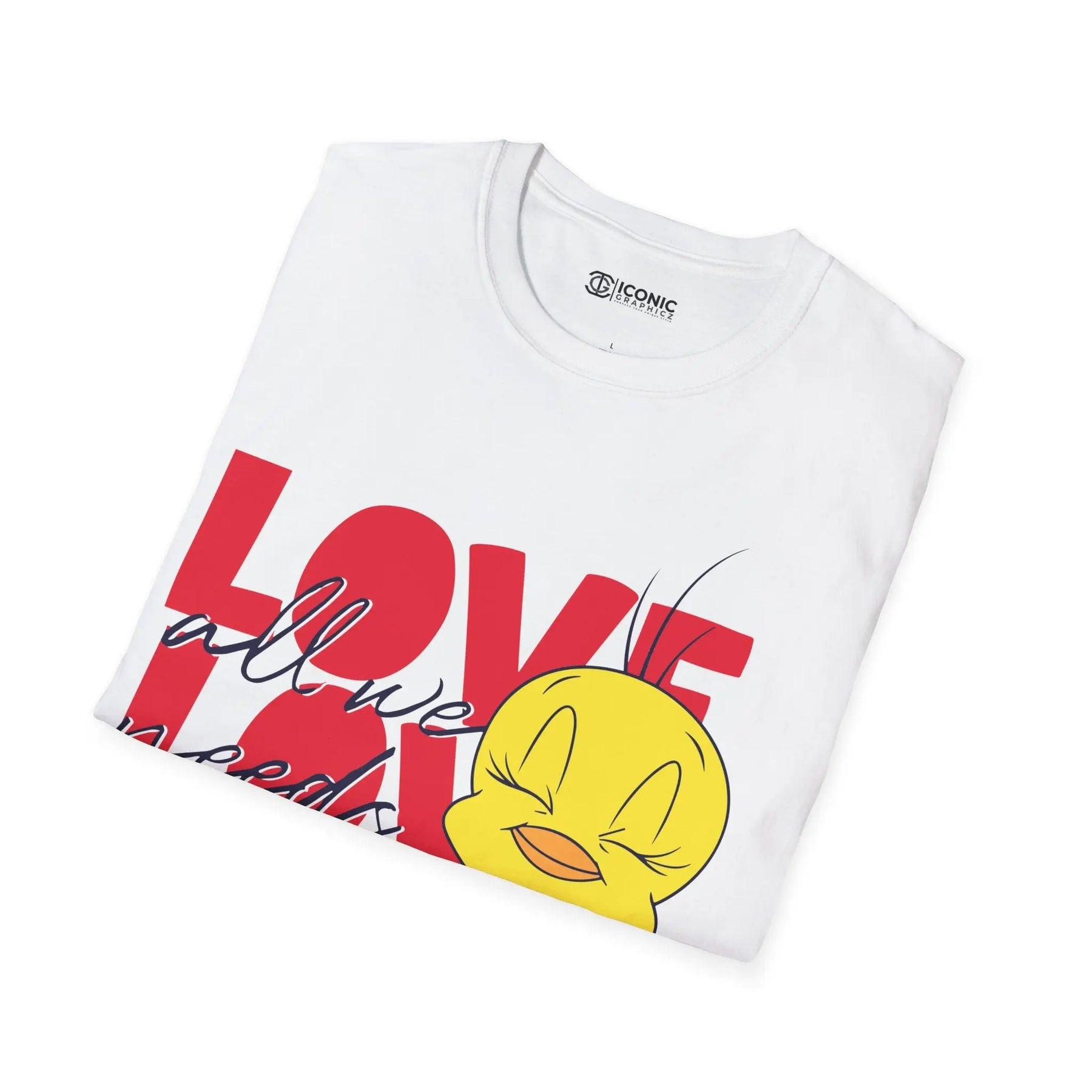 Tweety Looney Toons T-Shirt - Cute Cartoon Design Printify