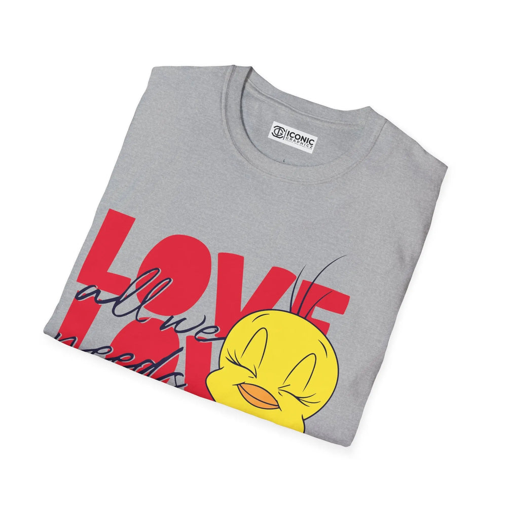 Tweety Looney Toons T-Shirt - Cute Cartoon Design Printify