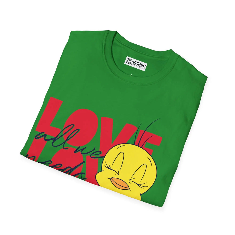 Tweety Looney Toons T-Shirt - Cute Cartoon Design Printify