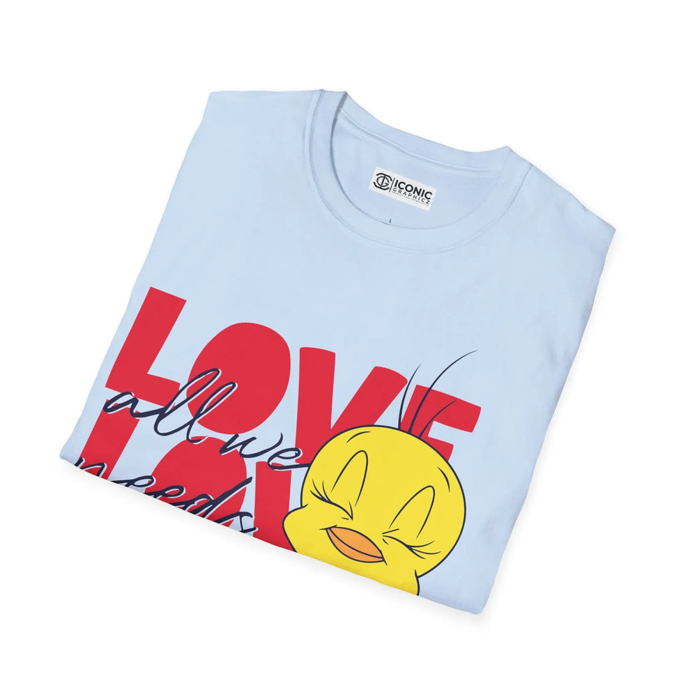 Tweety Looney Toons T-Shirt - Cute Cartoon Design Printify
