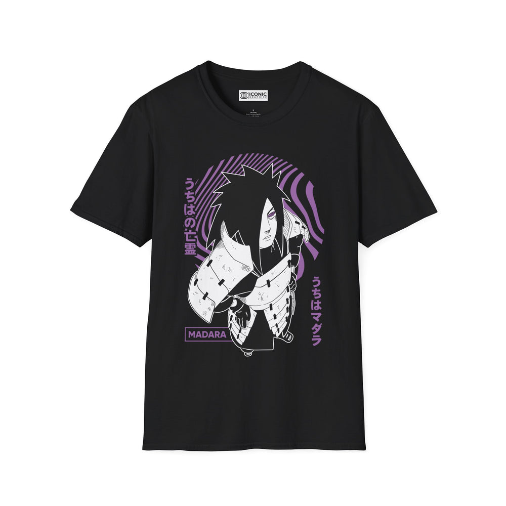 Uchiha Madara Naruto T-Shirt - IGZ Clothing  - Uchiha Madara Unisex Softstyle T-Shirt Best Price 26 at IGZ Clothing 
