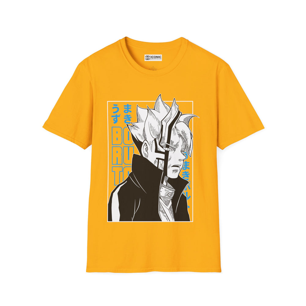 Uzumaki Boruto T-Shirt - IGZ Clothing  - Uzumaki Boruto Unisex Softstyle T-Shirt Best Price 26 at IGZ Clothing 