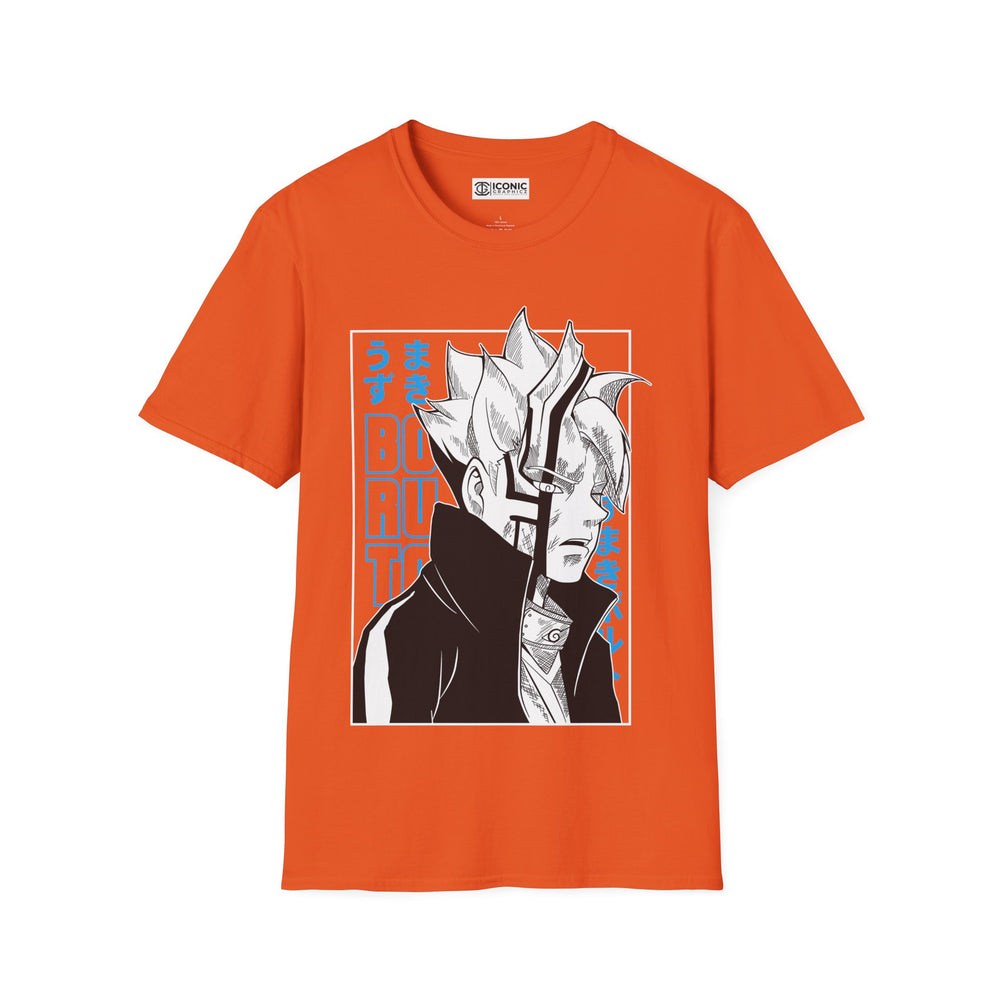 Uzumaki Boruto T-Shirt - IGZ Clothing  - Uzumaki Boruto Unisex Softstyle T-Shirt Best Price 26 at IGZ Clothing 