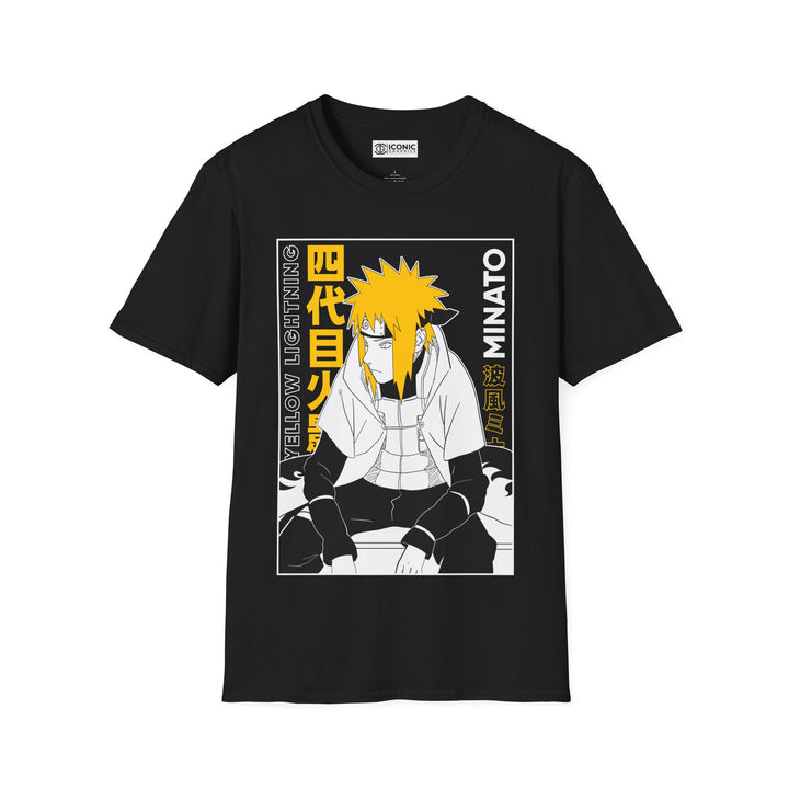Uzumaki Minato Naruto T-Shirt - IGZ Clothing  - Uzumaki Minato Unisex Softstyle T-Shirt Best Price 26 at IGZ Clothing 