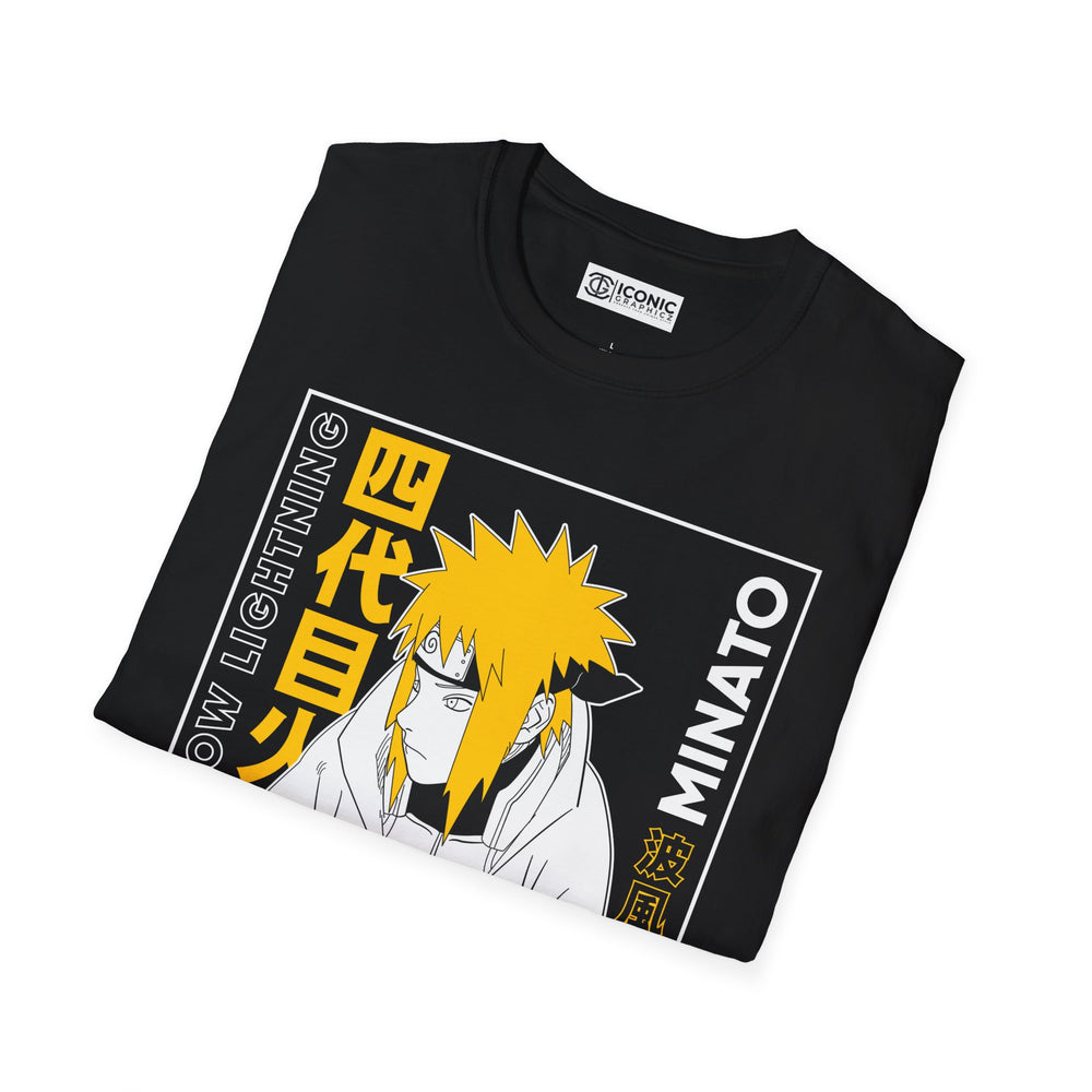 Uzumaki Minato Naruto T-Shirt - IGZ Clothing  - Uzumaki Minato Unisex Softstyle T-Shirt Best Price 26 at IGZ Clothing 