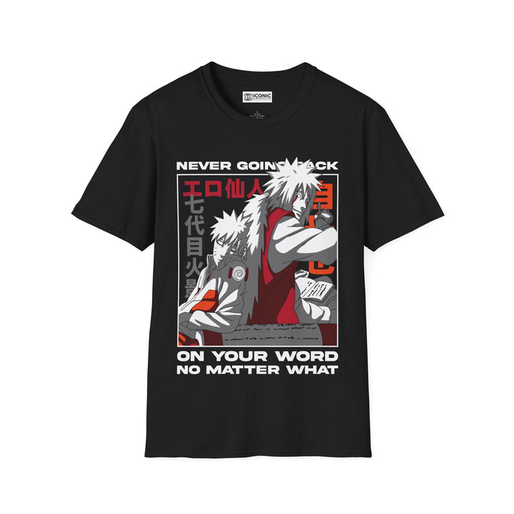 Uzumaki Naruto and Jiraiya T-Shirt - IGZ Clothing  - Uzumaki Naruto and Jiraiya Unisex Softstyle T-Shirt Best Price 26 at IGZ Clothing 