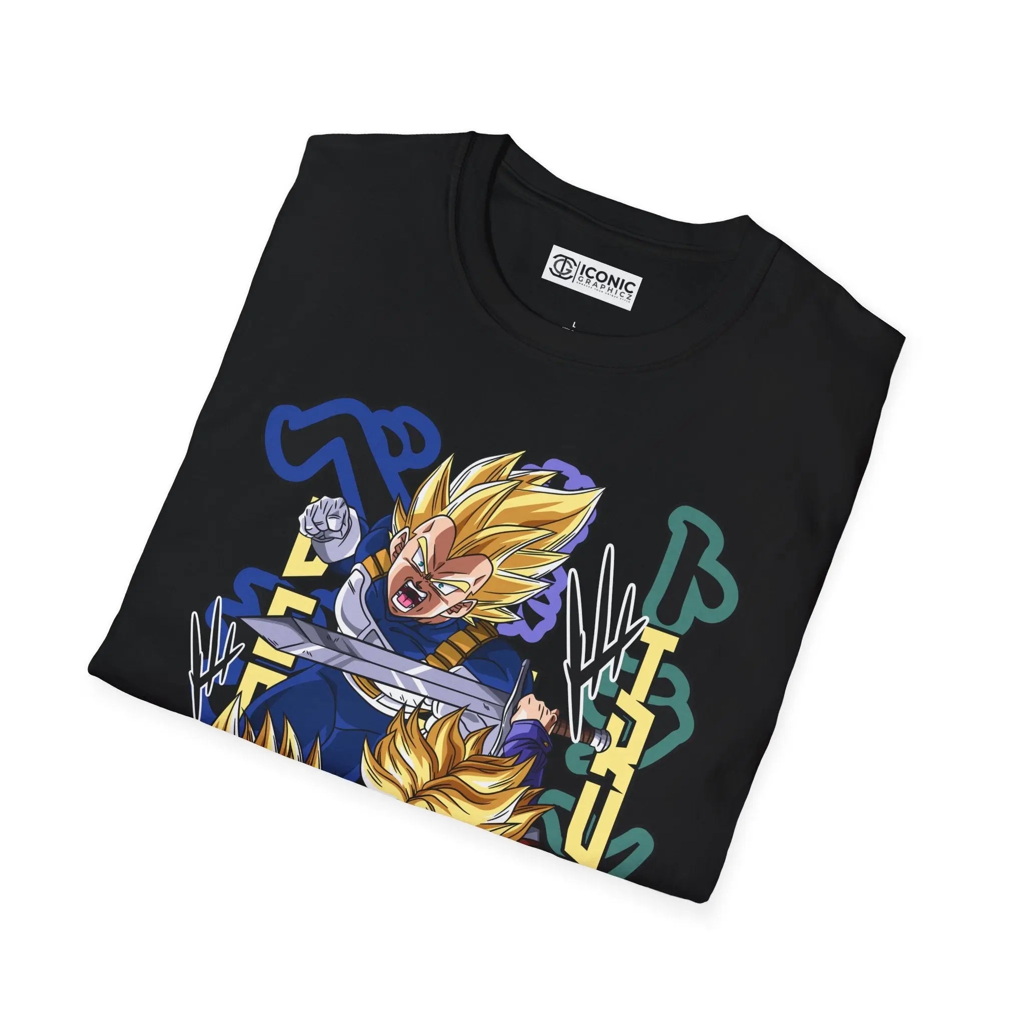 Vegeta x Trunks Dragonball T-Shirt Printify