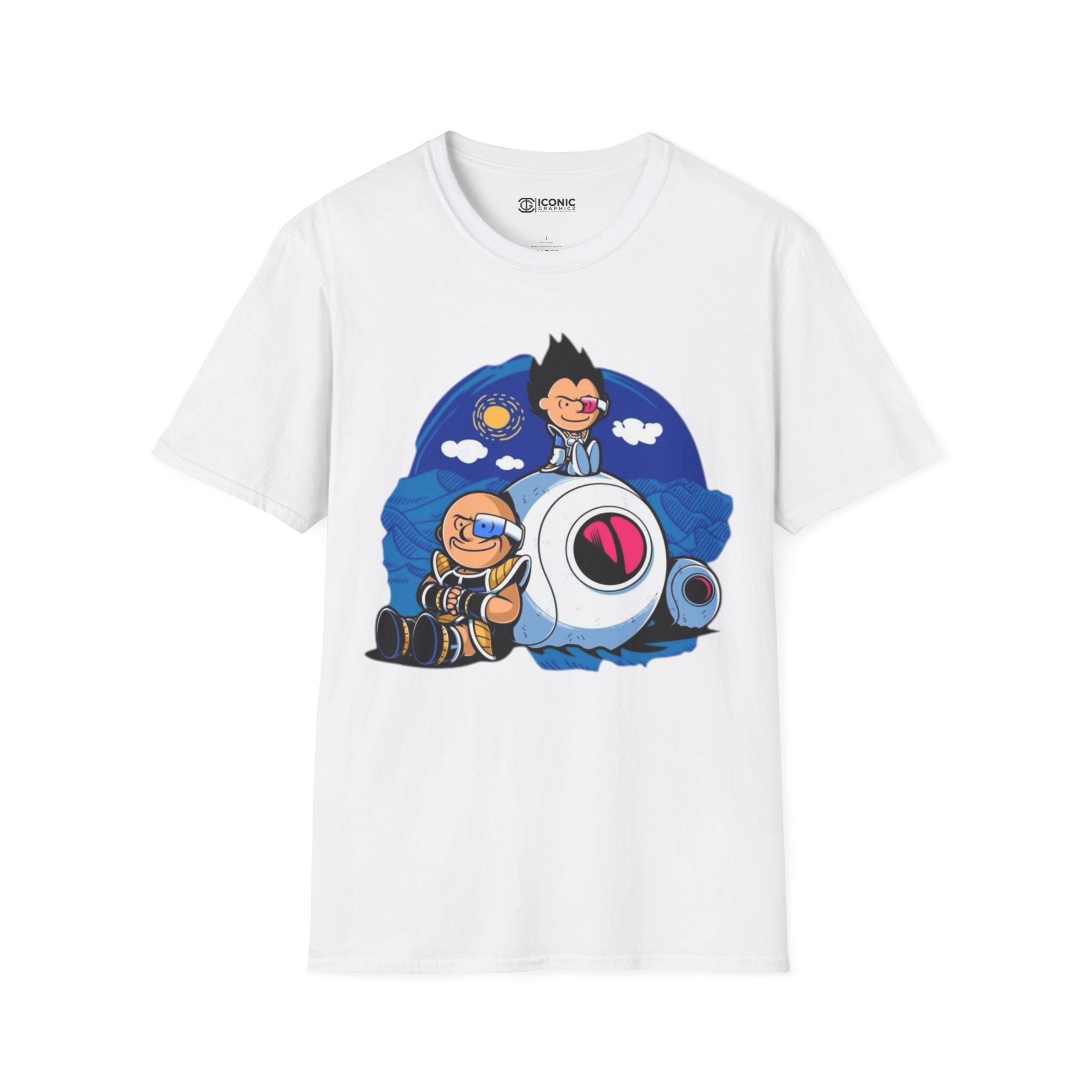 Vegeta and Nappa Dragonball T-Shirt - IGZ Clothing  - Vegeta and Nappa Unisex Softstyle T-Shirt Best Price 26 at IGZ Clothing 