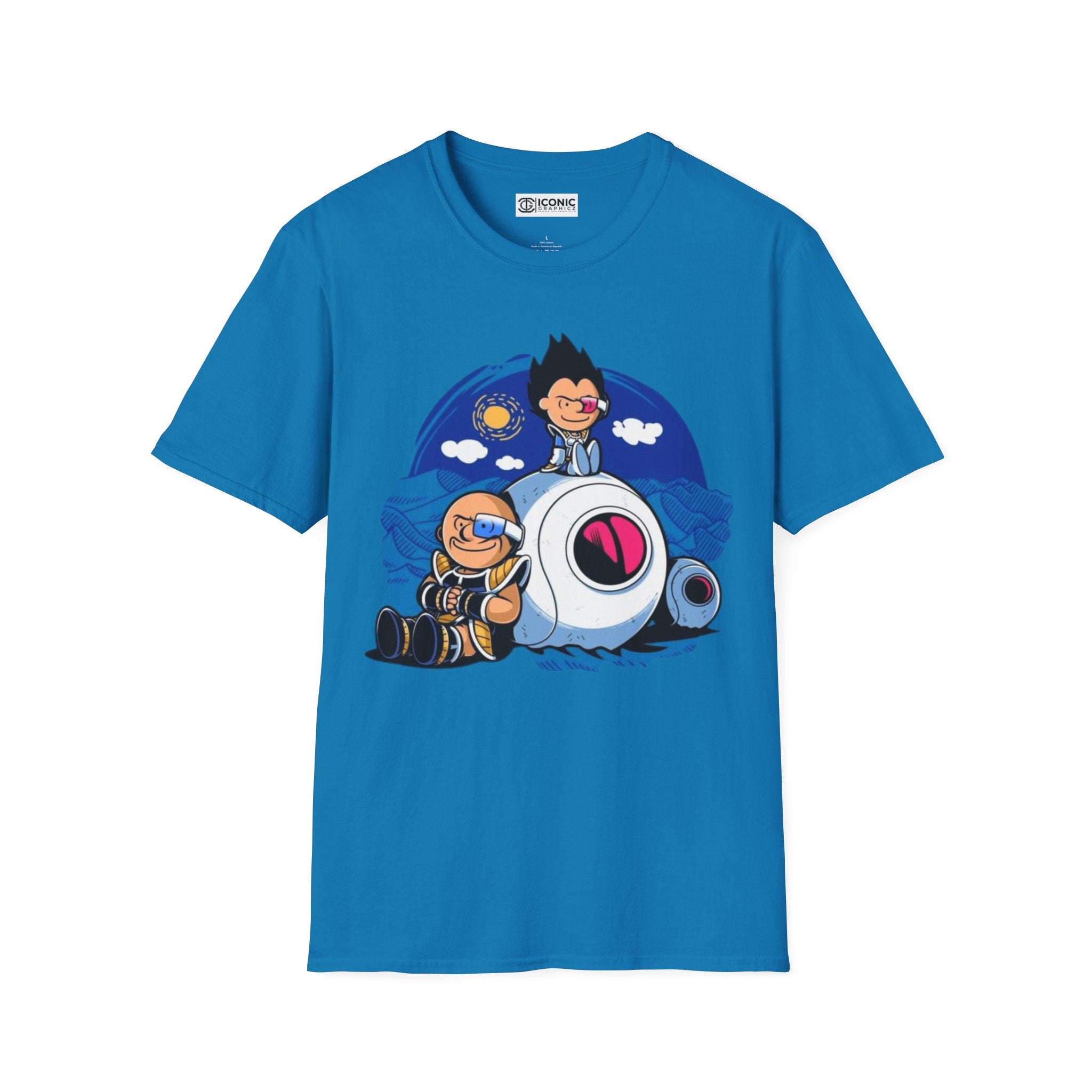 Vegeta and Nappa Dragonball T-Shirt - IGZ Clothing  - Vegeta and Nappa Unisex Softstyle T-Shirt Best Price 26 at IGZ Clothing 