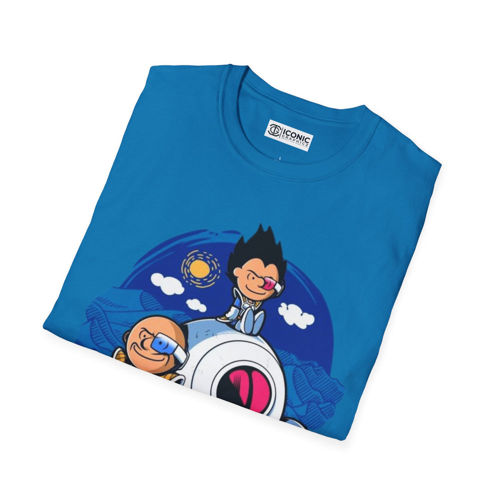 Vegeta and Nappa Dragonball T-Shirt - IGZ Clothing  - Vegeta and Nappa Unisex Softstyle T-Shirt Best Price 26 at IGZ Clothing 