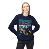 Venom Graphic Fleece Crewneck Sweatshirt Printify