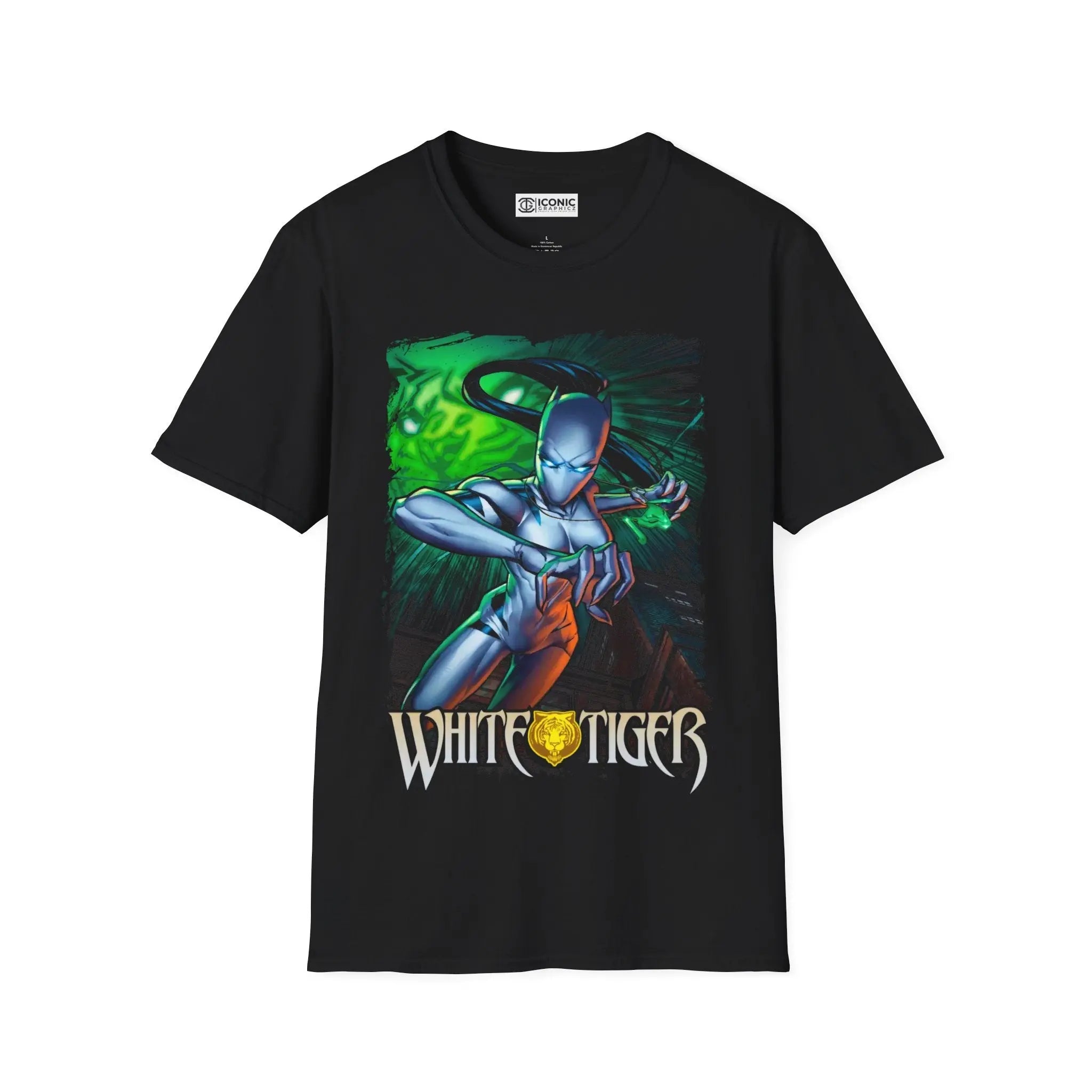 White Tiger T-Shirt Printify