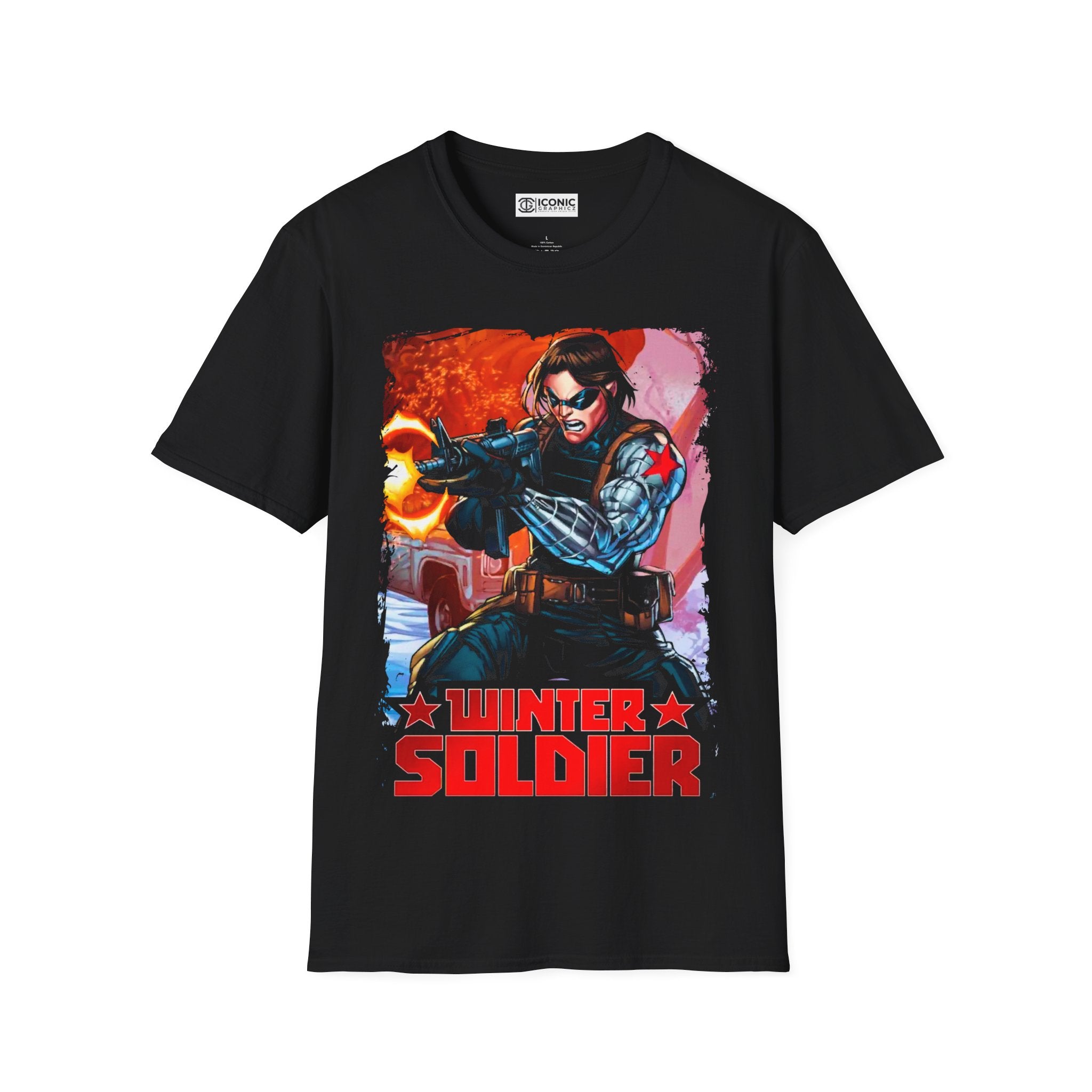 Winter Soldier T-Shirt - IGZ Clothing  - Winter Soldier Unisex Softstyle T-Shirt Best Price 26 at IGZ Clothing 