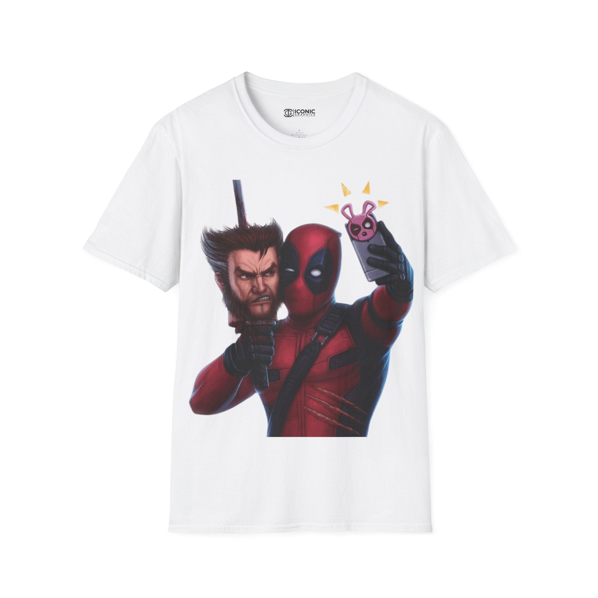Wolverine and Deadpool T-Shirt - IGZ Clothing  - Wolverine and Deadpool Unisex Softstyle T-Shirt Best Price 26 at IGZ Clothing 