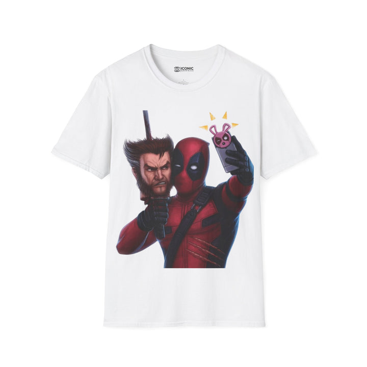 Wolverine and Deadpool T-Shirt - IGZ Clothing  - Wolverine and Deadpool Unisex Softstyle T-Shirt Best Price 26 at IGZ Clothing 