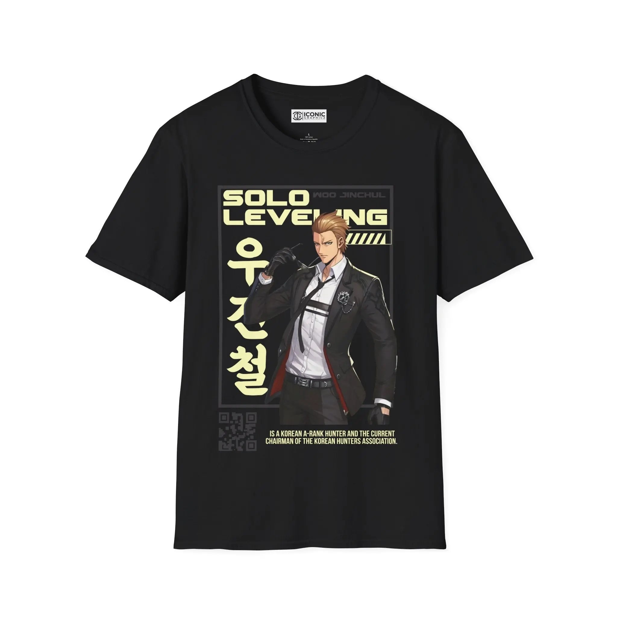 Woo Jinchul Solo Leveling T-Shirt Printify