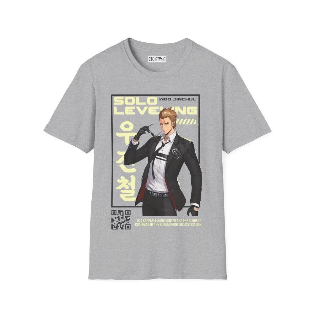 Woo Jinchul Solo Leveling T-Shirt Printify