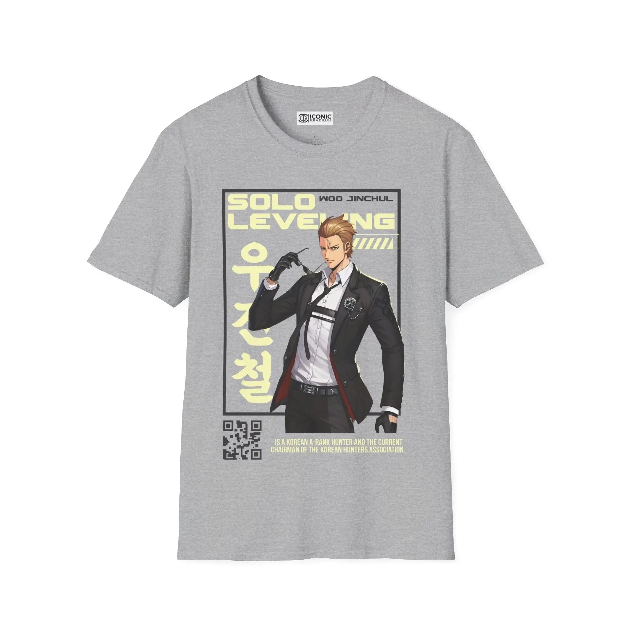 Woo Jinchul Solo Leveling T-Shirt Printify
