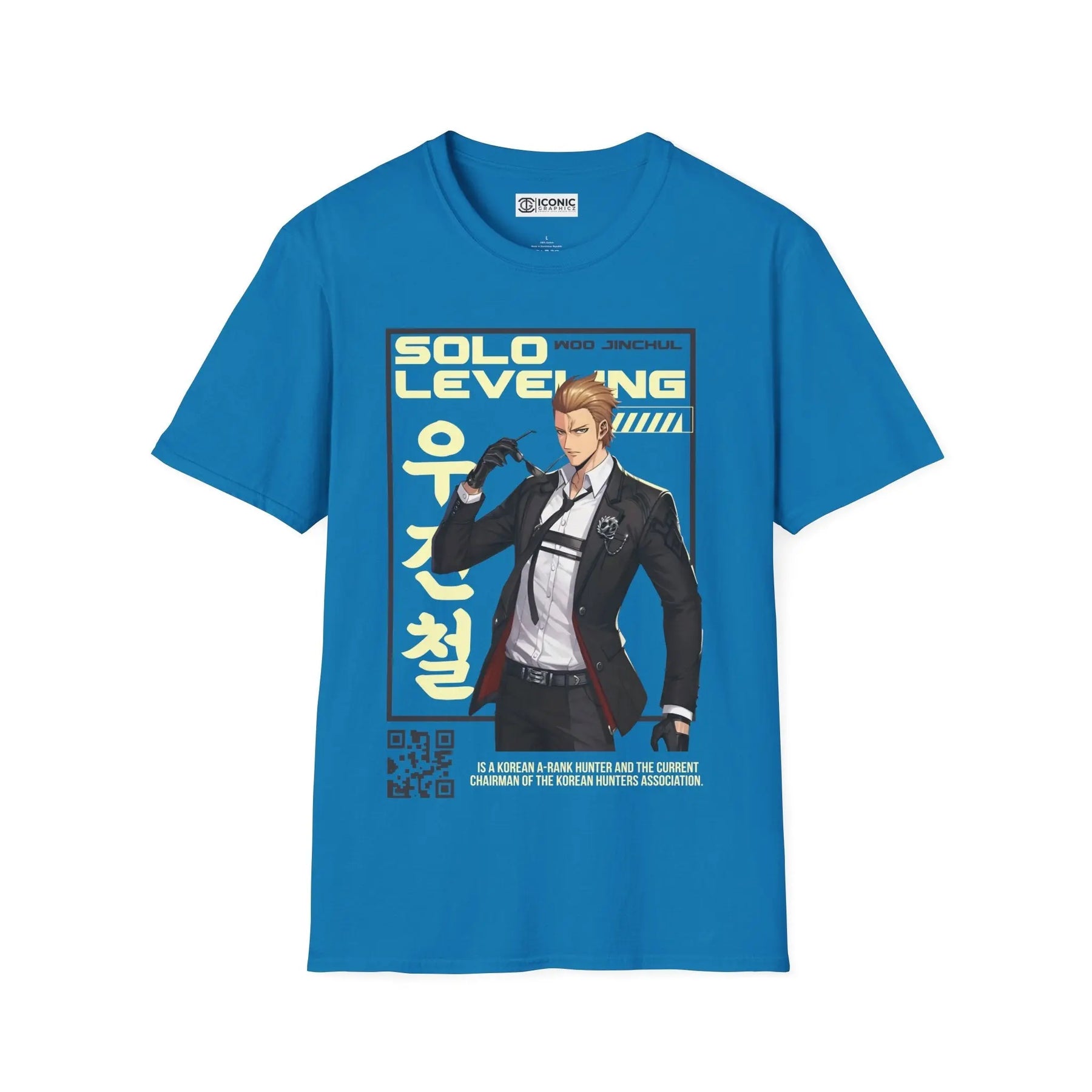 Woo Jinchul Solo Leveling T-Shirt Printify