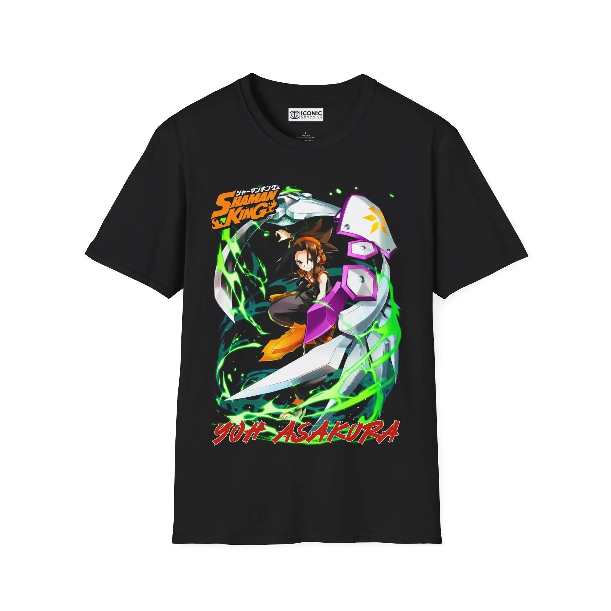 Yoh Asakura Shaman King T-Shirt Printify