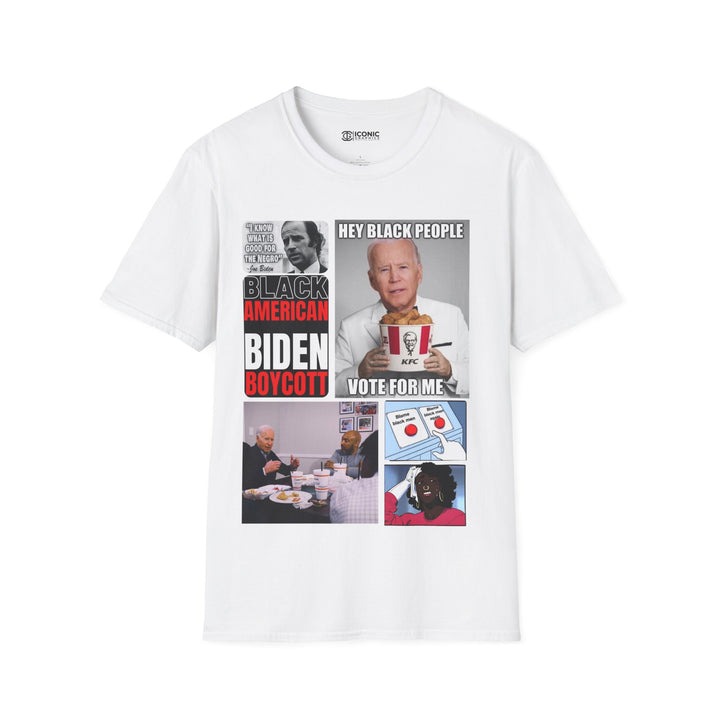 You aint black Unisex Softstyle T-Shirt - IGZ Clothing  - Boycott Biden Unisex Softstyle T-Shirt Best Price 26 at IGZ Clothing 