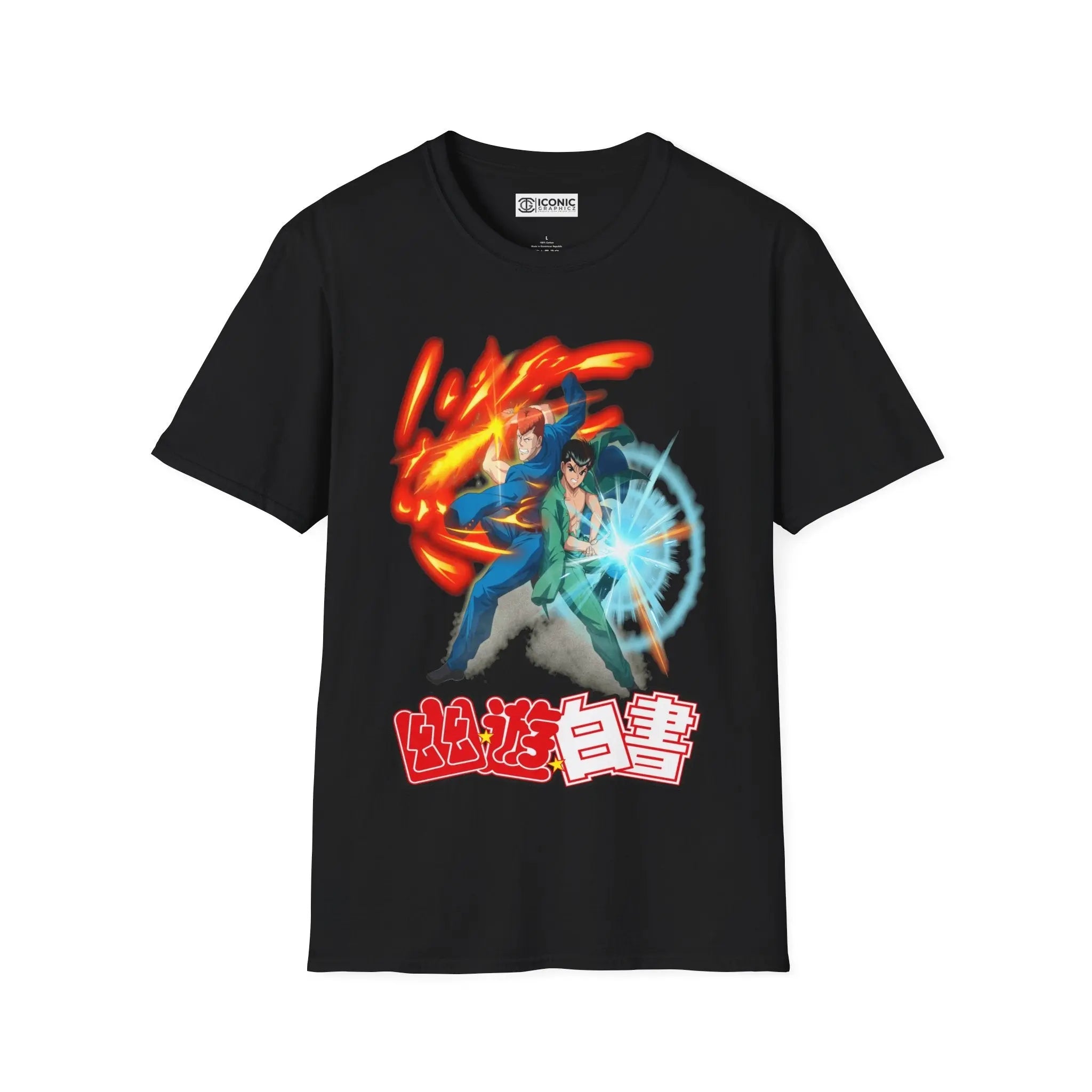 Yusuke x Kuxabara Yuyu Hakusho T-Shirt Printify