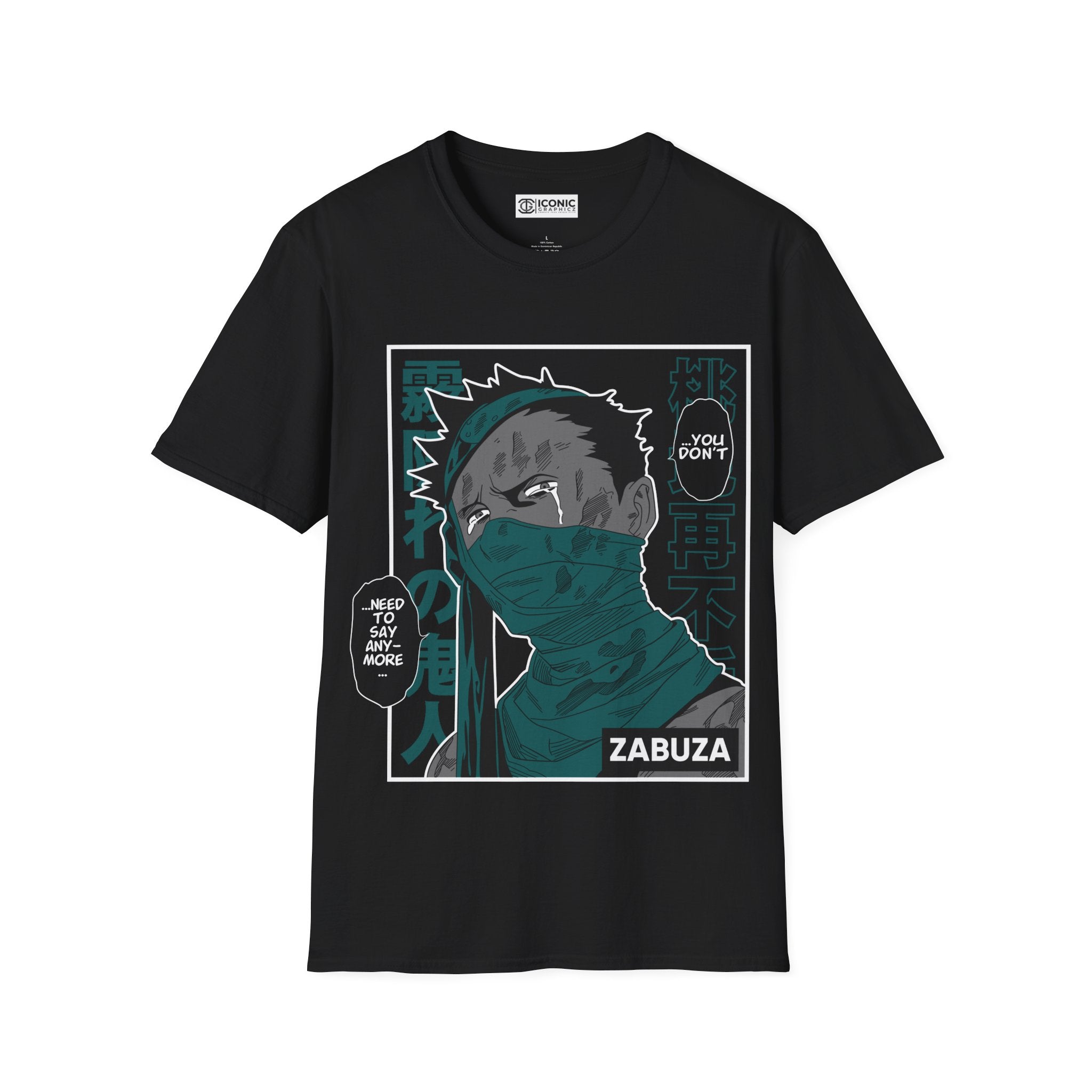 Zabuza Naruto T-Shirt - IGZ Clothing  - Zabuza Unisex Softstyle T-Shirt Best Price 26 at IGZ Clothing 