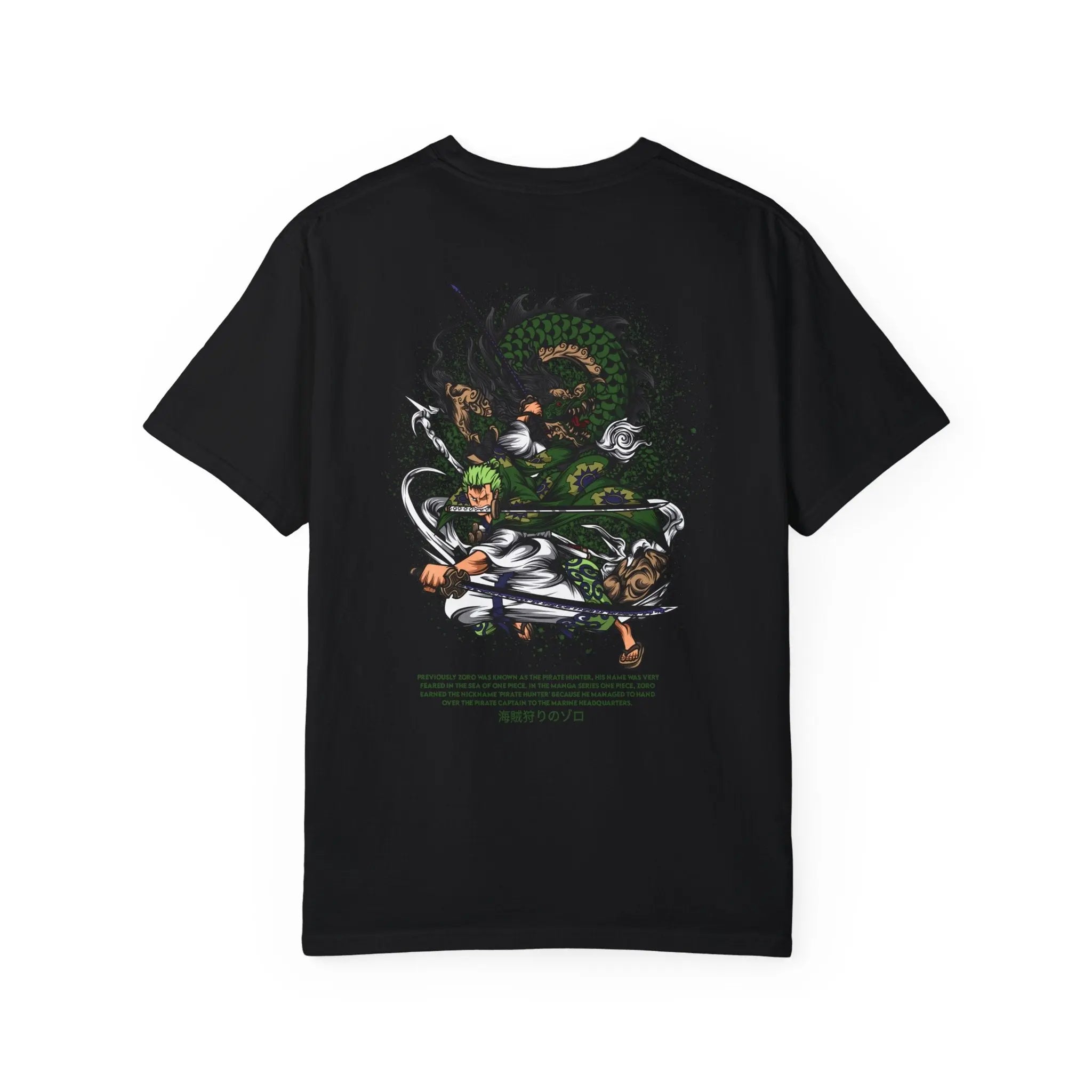 Zoro One Piece Garment-Dyed T-shirt Printify