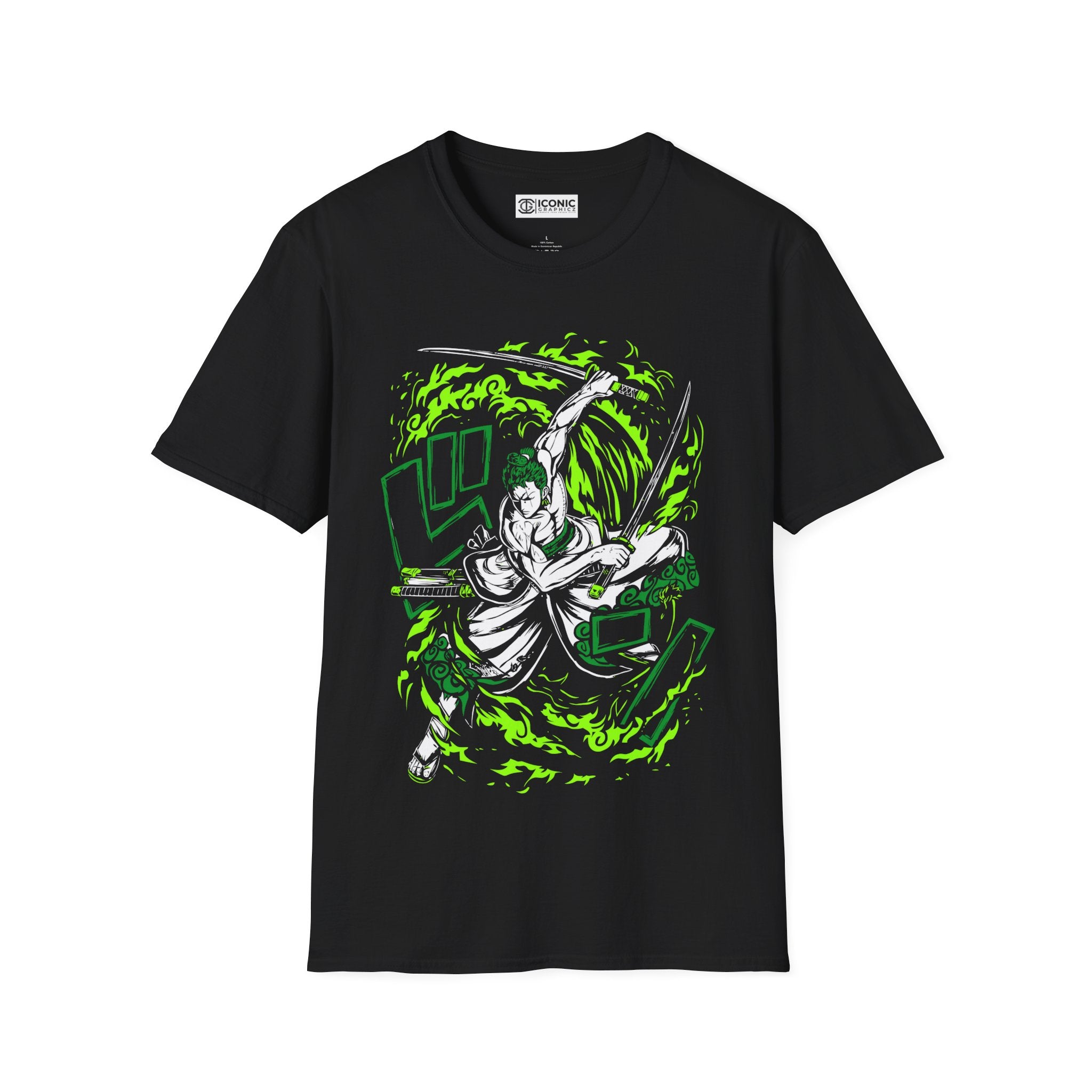 Zoro One Piece T-Shirt - IGZ Clothing  - Zoro Unisex Softstyle T-Shirt Best Price 26 at IGZ Clothing 