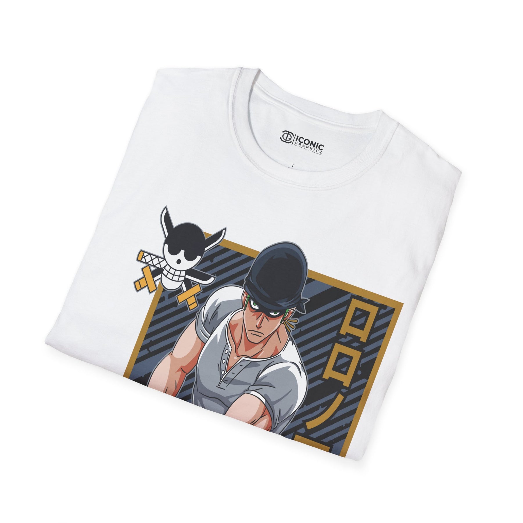 Zoro One Piece T-Shirt - IGZ Clothing  - Zoro Unisex Softstyle T-Shirt Best Price 26 at IGZ Clothing 