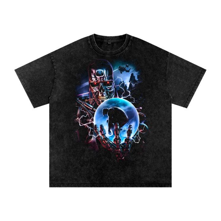 The Terminator Acid Wash Oversize T-Shirt