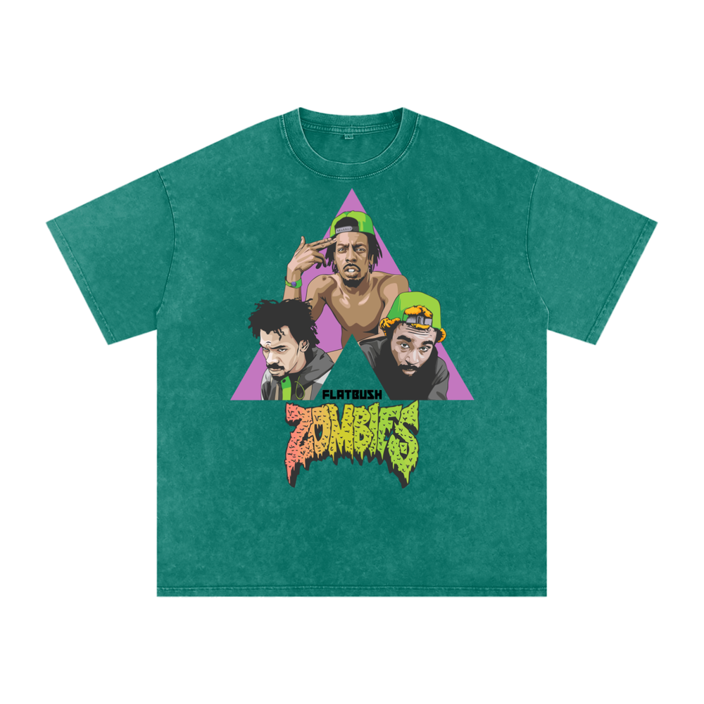 Flatbush Zombie Acid Wash Oversize T-Shirt
